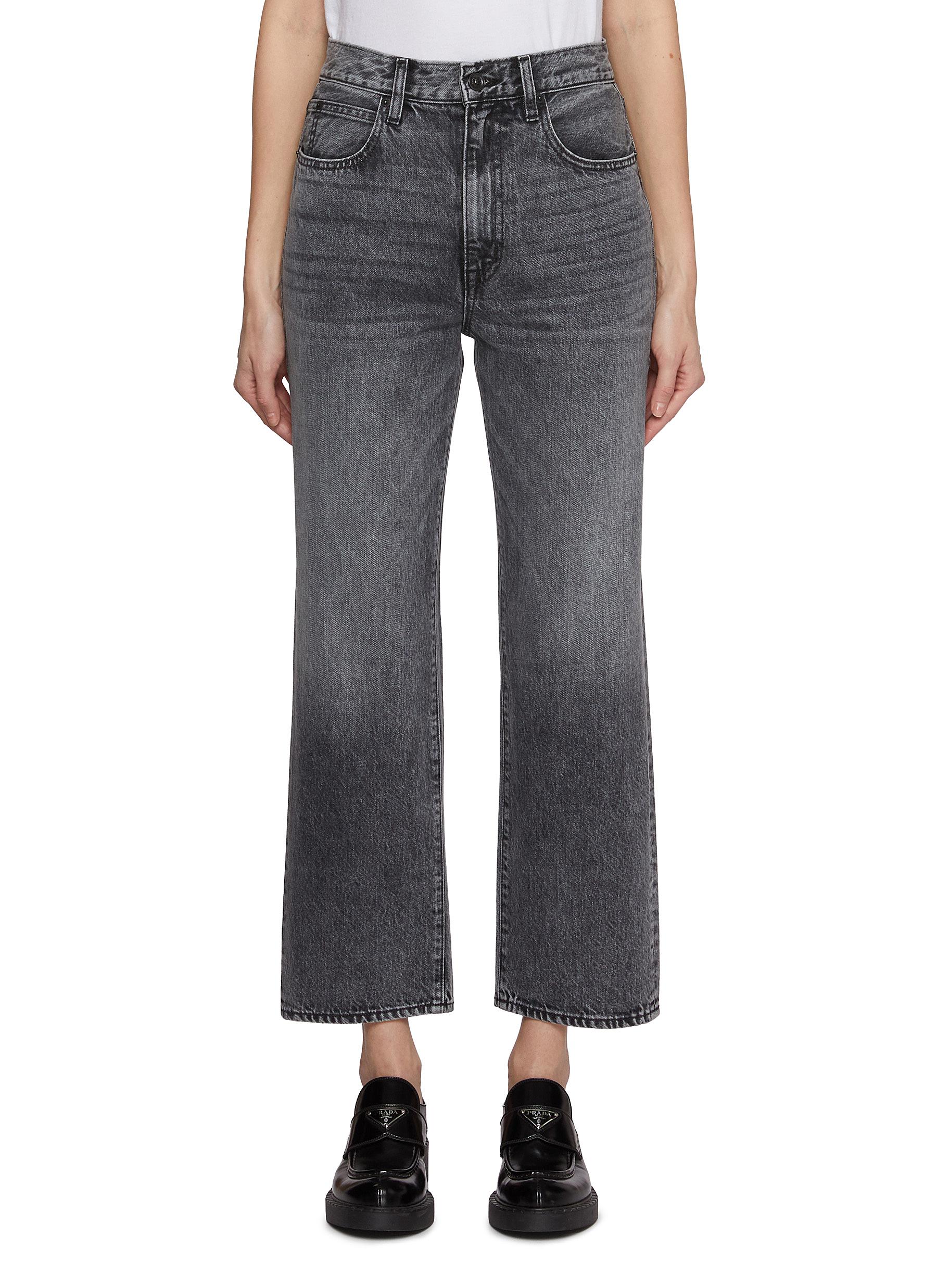London Crop Wide Leg Jeans - Image 1