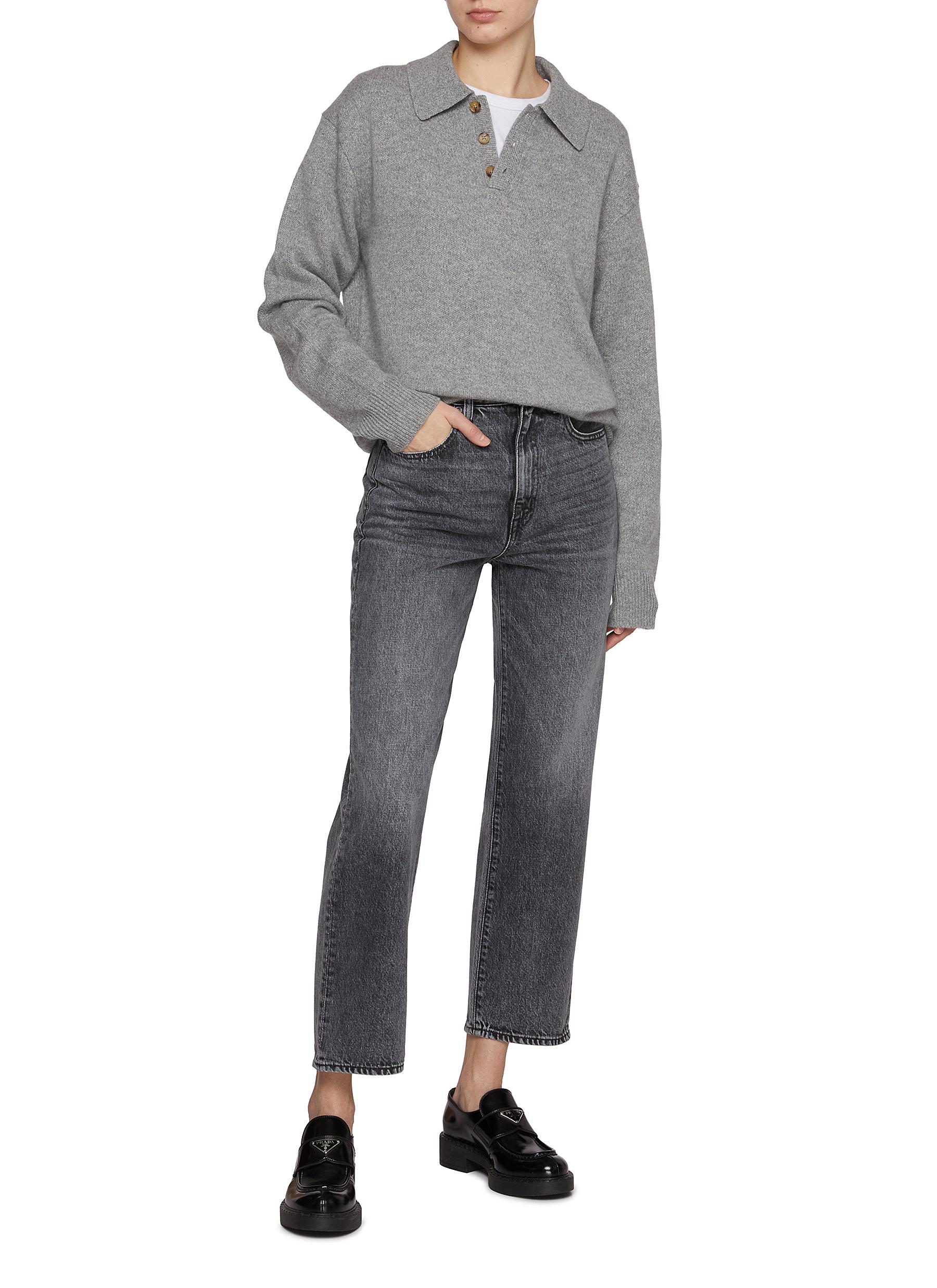 London Crop Wide Leg Jeans - Thumbnail 2