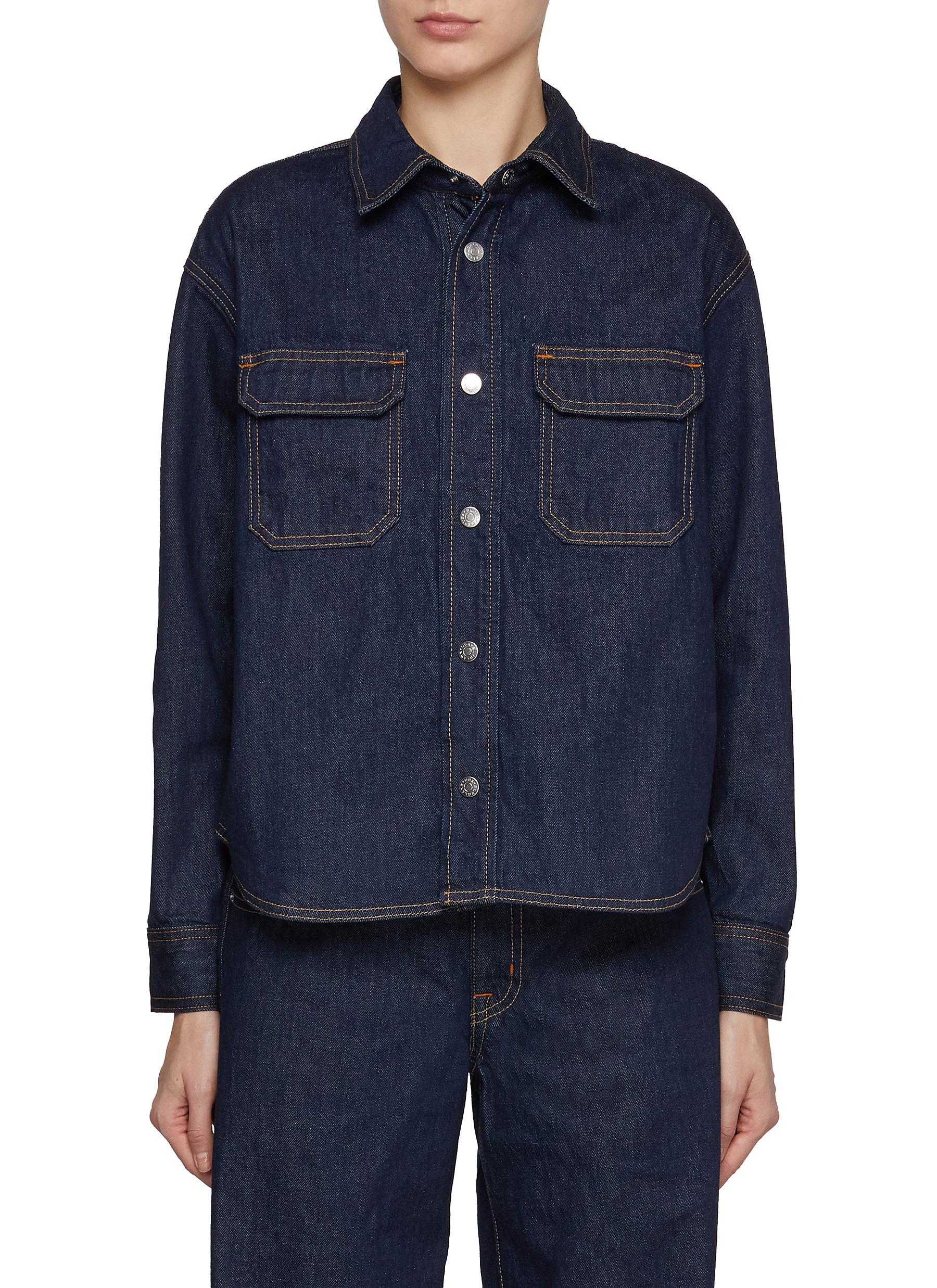 SLVRLAKE | Fairview Denim Worker Shirt | Women | Lane Crawford