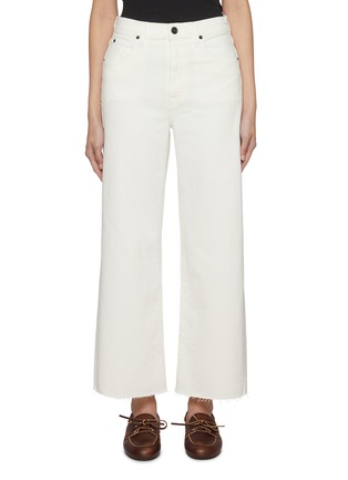 Main View - Click To Enlarge - SLVRLAKE - Grace Cropped Light Wash Jeans