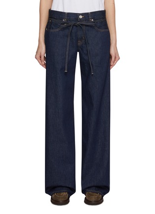 Main View - Click To Enlarge - SLVRLAKE - Mica Belted Wide Leg Jeans