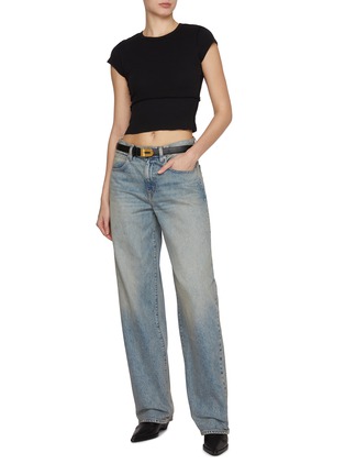 Figure View - Click To Enlarge - SLVRLAKE - Tess Long Tapered Leg Jeans