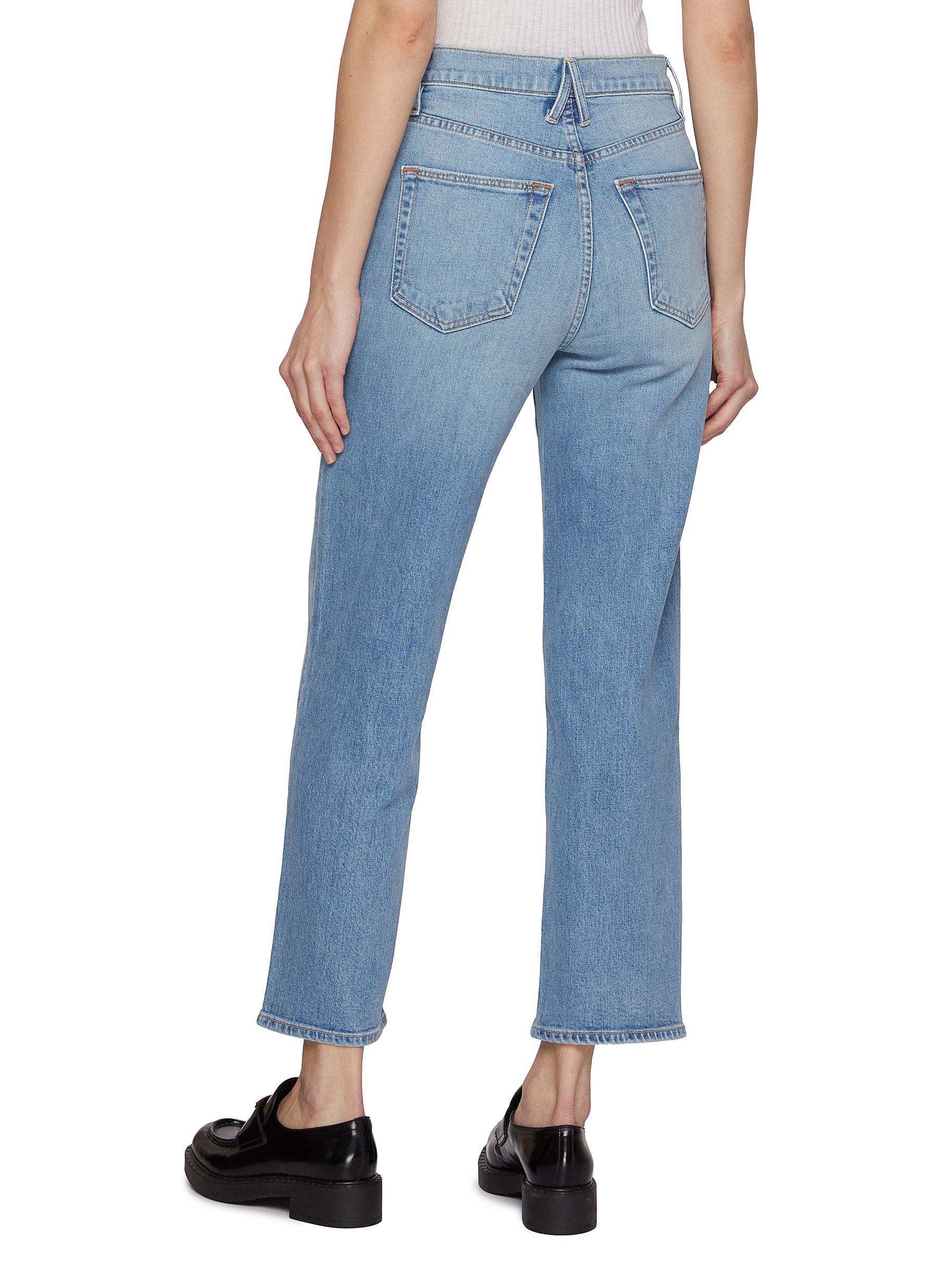 London Crop Straight Leg Jeans - Thumbnail 3