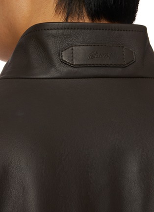  - BRIONI - Harringhton Leather Blouson Jacket