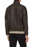 Back View - Click To Enlarge - BRIONI - Harringhton Leather Blouson Jacket