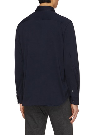Back View - Click To Enlarge - BRIONI - Sustainable Cotton Jersey Shirt