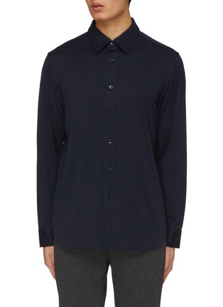 Main View - Click To Enlarge - BRIONI - Sustainable Cotton Jersey Shirt