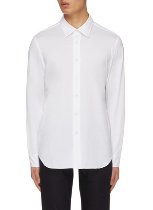 Main View - Click To Enlarge - BRIONI - Sustainable Cotton Jersey Shirt