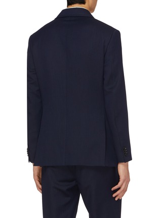 Back View - Click To Enlarge - BRIONI - Cavalry Twill Wool Travel Blazer