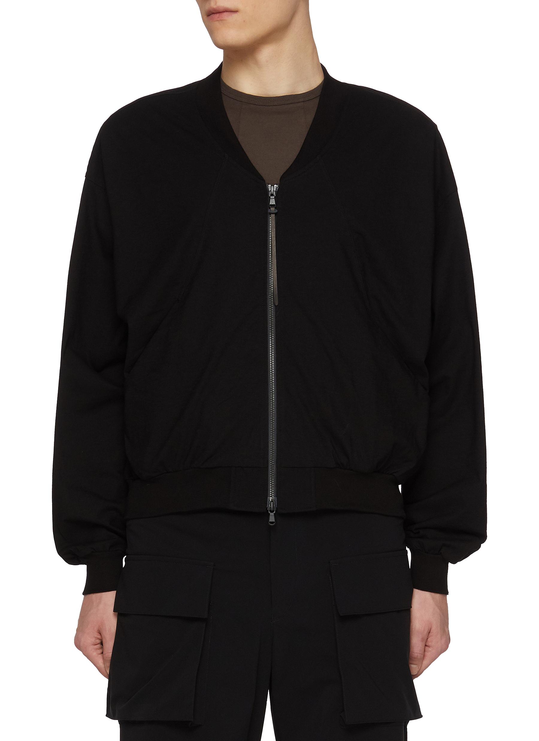 THE VIRIDI-ANNE | Zip Up Cotton Bomber Jacket | Men | Lane