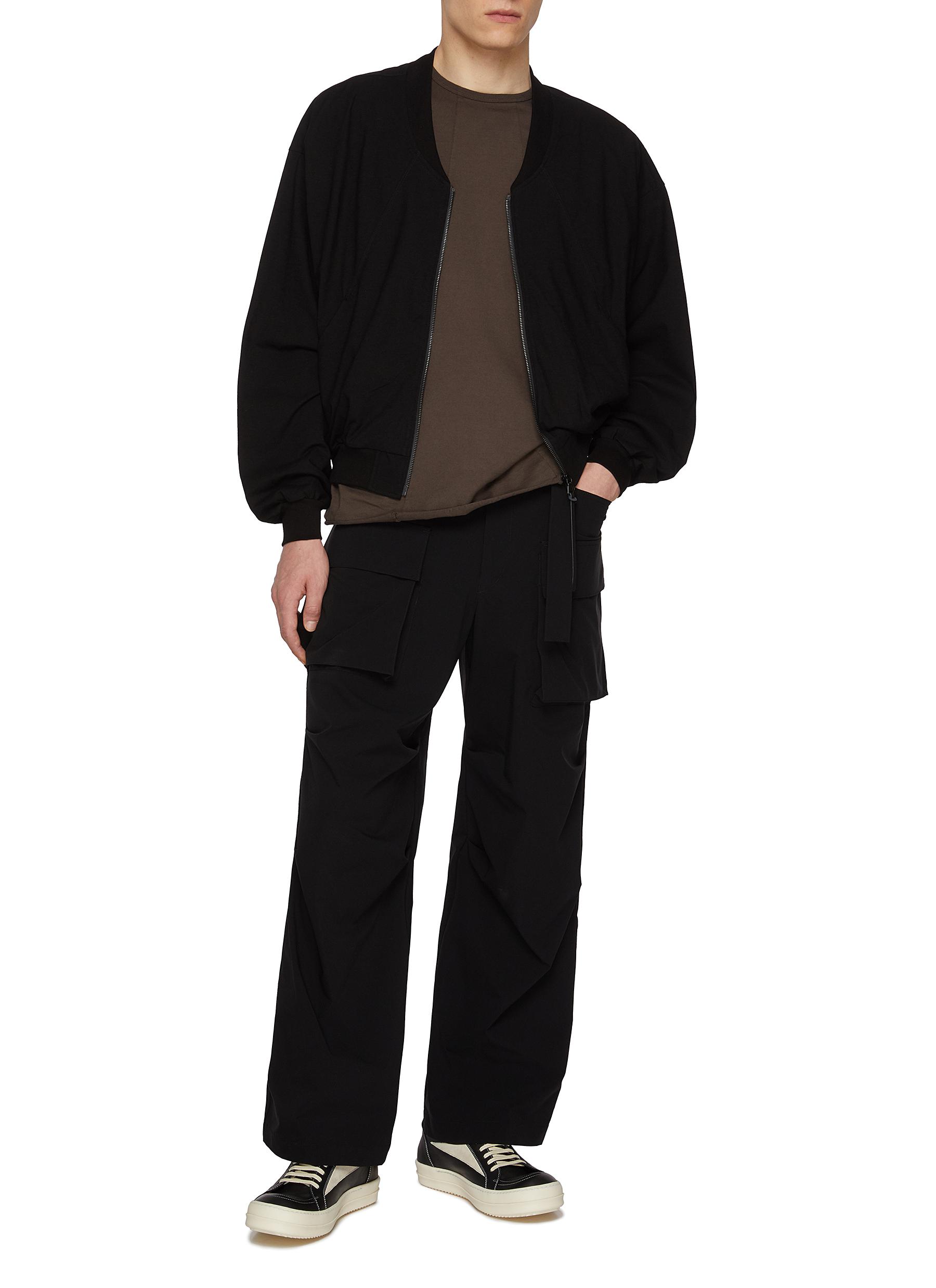 Zip Up Cotton Bomber Jacket - Thumbnail 2