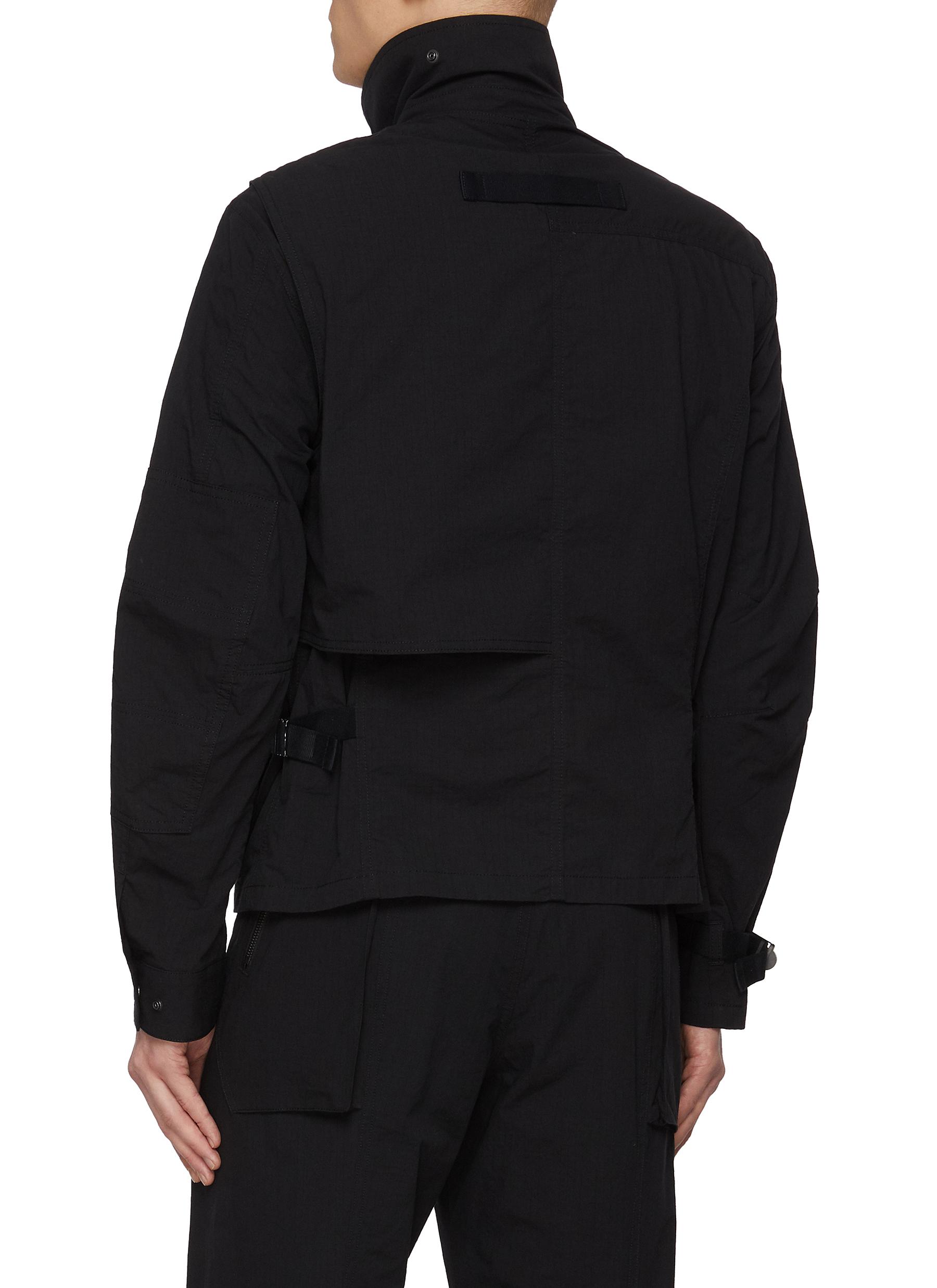Ripstop Layered Cotton Nylon Jacket - Thumbnail 3