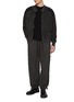 Figure View - Click To Enlarge - THE VIRIDI-ANNE - Object Dyed Zip Up Cotton Cardigan