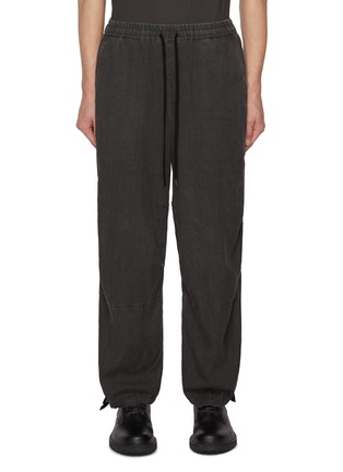 Main View - Click To Enlarge - THE VIRIDI-ANNE - Viyella Pigment Printed Cotton Linen Pants