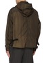 Back View - Click To Enlarge - THE VIRIDI-ANNE - Uneven Dyed Hooded Windbreaker Jacket