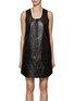 Main View - Click To Enlarge - BOTTEGA VENETA - Lea Snap Button Leather Dress