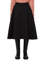 スカート BOTTEGA VENETA Black polyester pant-skirt Bottega Veneta Tech Nylon Midi Circle Skirt | Neiman Marcus