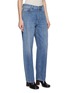 Detail View - Click To Enlarge - BOTTEGA VENETA - Turn Up Medium Wash Denim Jeans