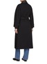 Back View - Click To Enlarge - BOTTEGA VENETA - Intrecciato Collar Belted Trench Coat