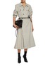 Figure View - Click To Enlarge - BOTTEGA VENETA - Pleated Skirt Dress