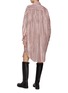 Back View - Click To Enlarge - BOTTEGA VENETA - Oversized Striped Silk Shirt Dress