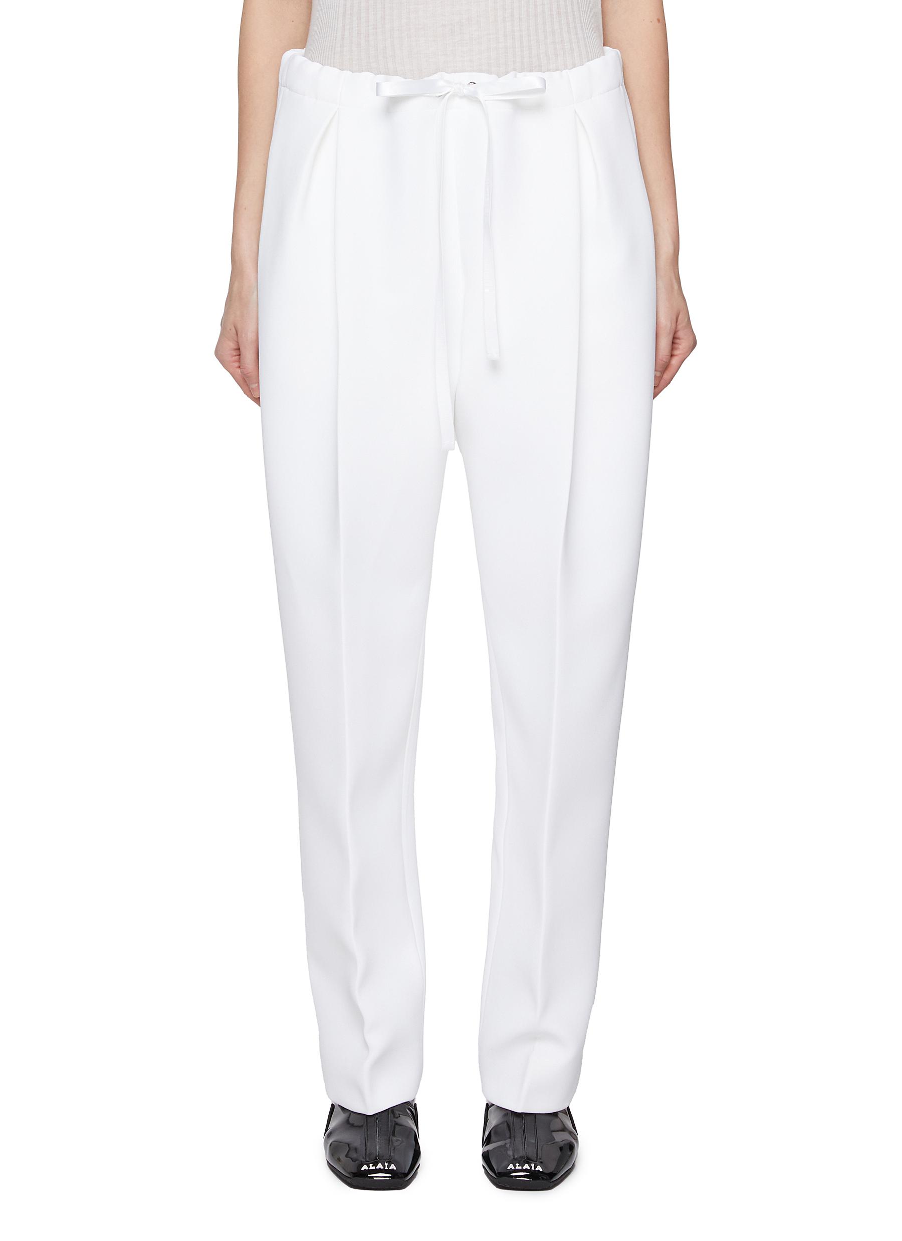 【送料&関税込】Khaite Trenton Wool Pants Trenton wool wide-leg pants in black - Khaite | Mytheresa