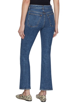 Back View - Click To Enlarge - KHAITE - Vivian Cropped Flared Leg Jeans