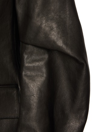  - KHAITE - Darlman Padded Shoulder Leather Jacket