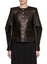 Main View - Click To Enlarge - KHAITE - Darlman Padded Shoulder Leather Jacket