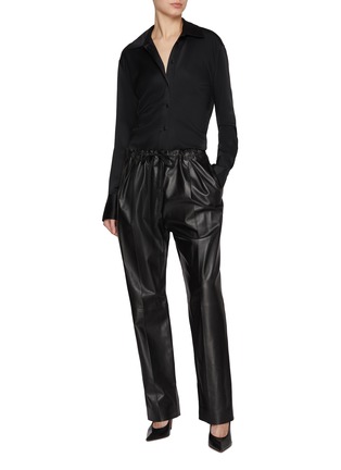 Figure View - Click To Enlarge - KHAITE - Trenton Leather Pants