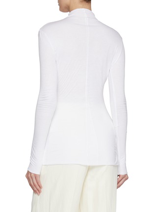 Back View - Click To Enlarge - KHAITE - Rolina Funnel Neck Top