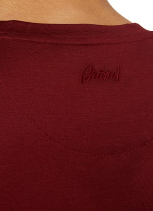  - BRIONI - Snake Embroidered Capsule Silk Cotton T-shirt