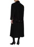 Back View - Click To Enlarge - THOM BROWNE - Oversized Structured Single Breasted Overcoat