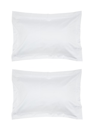 Main View - Click To Enlarge - CELSO DE LEMOS - One Bourdon Pillow Case Set of 2 — 100 White