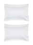 Main View - Click To Enlarge - CELSO DE LEMOS - One Bourdon Pillow Case Set of 2 — 100 White