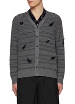 トップス TOGA VIRILIS Marble print cardigan TOGA VIRILIS（トーガ ビリリース）の「TOGA VIRILIS Marble
