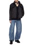 Figure View - Click To Enlarge - TOGA VIRILIS - Western Cut-Out Winderbreaker Jacket