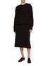 Figure View - Click To Enlarge - THE ROW - Ivaanka Cashmere Silk Skirt