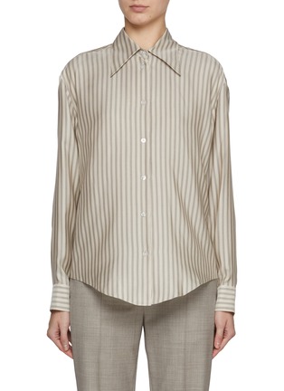 Main View - Click To Enlarge - THE ROW - Parave Striped Silk Shirt