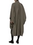 Back View - Click To Enlarge - THE ROW - Edyta Hidden Placket Silk Wool Coat