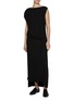 Figure View - Click To Enlarge - THE ROW - Esmee Asymmetrical Hem Silk Dress