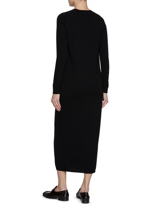 Back View - Click To Enlarge - THE ROW - Igam Cashmere Dress