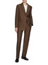 Figure View - Click To Enlarge - THE ROW - Norbert Pleated Mohair Wool Pants