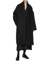 ☆関税込☆THE ROW★THE ROW WOOL BELTED MAIA COAT★ THE ROW Maia Wool And Mohair Coat in Beige | endource
