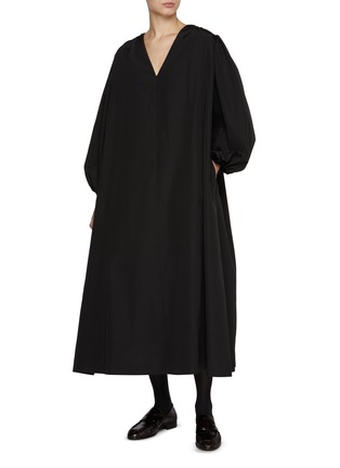 Figure View - Click To Enlarge - THE ROW - Beauvoir Silk Wool Dress