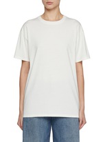 THE ROW | Ash Cotton Silk T-shirt | Women | Lane Crawford THE ROW | Ash Cotton Silk T-shirt | Women | Lane Crawford