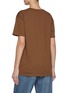 Back View - Click To Enlarge - THE ROW - Ash Cotton Silk T-shirt