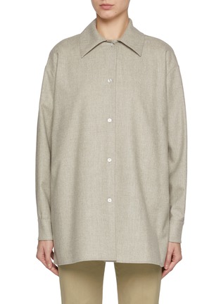 Main View - Click To Enlarge - THE ROW - Komako Wool Shirt