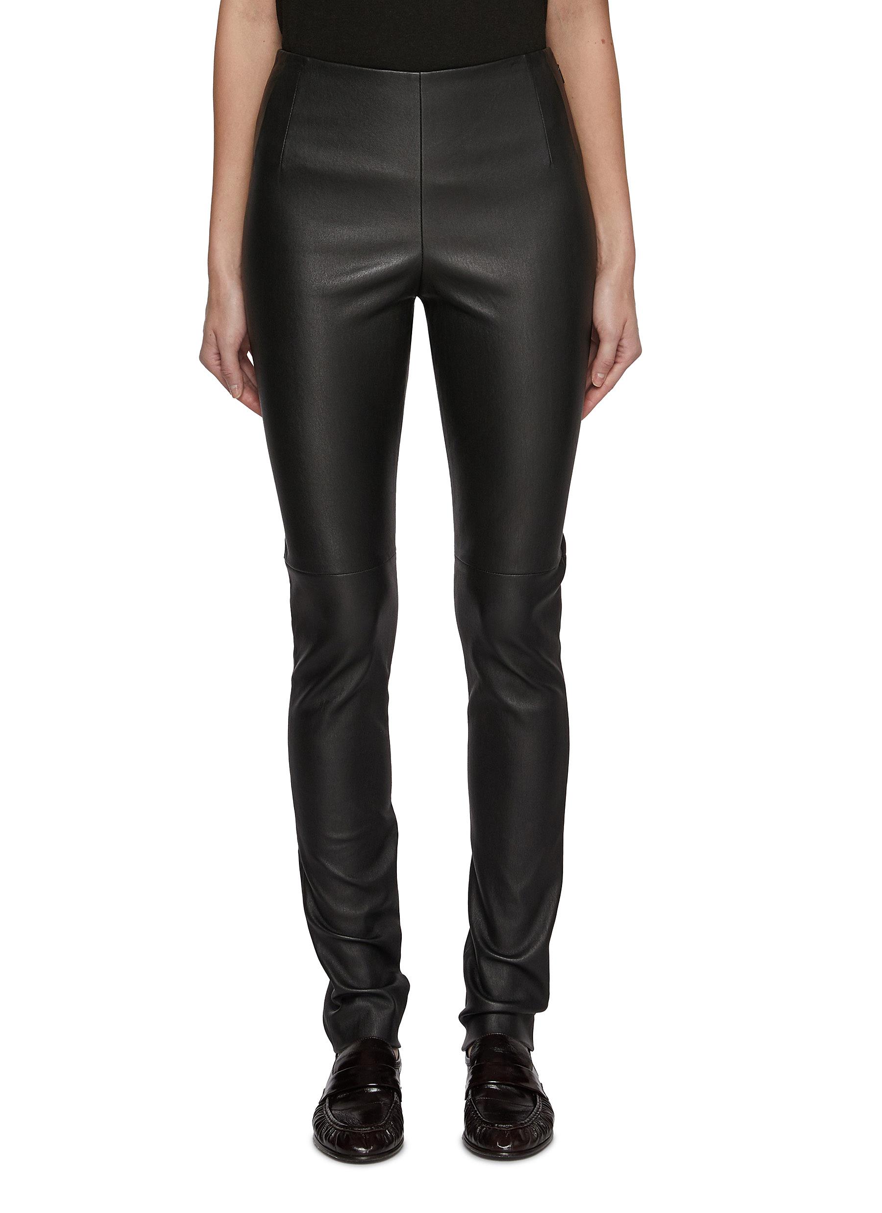 THE ROW | Lakun Zipped Cuffs Leather leggings | Women | Lane THE ROW | Lakun Zipped Cuffs Leather leggings | Women | Lane