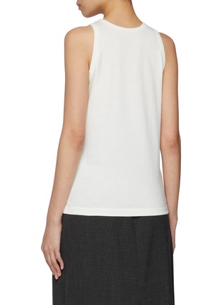 Back View - Click To Enlarge - THE ROW - Marius Cotton Silk Tank Top